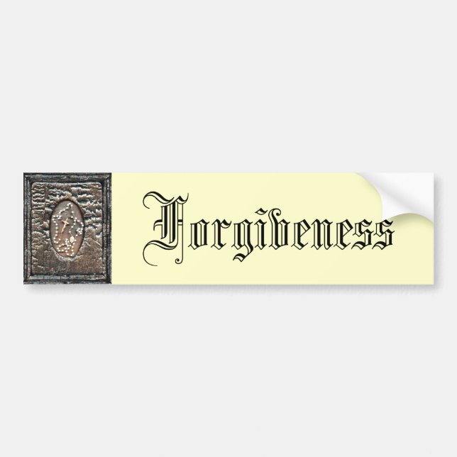 Forgiveness Bumper Sticker (Front)