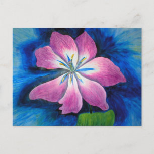 forgiveness flower affirmation postcard