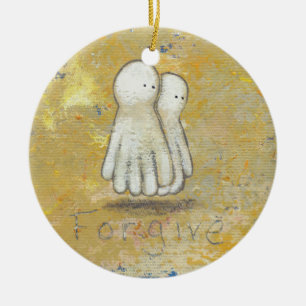 Forgiveness healing recovery ghosts the past art ceramic tree decoration