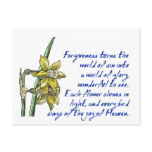 Forgiveness postcard