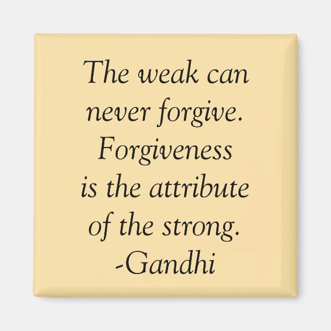 forgiveness quote magnet (Front)