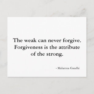Forgiveness quote - postcard