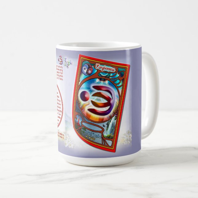 Forgiveness Symbol Card Paper Coffee Mug (Front Right)