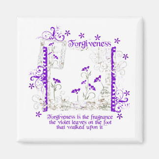 Forgiveness Violet Magnet