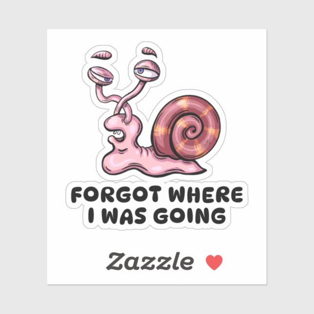 Forgot where I was Going Snail (Sheet)