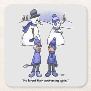 Forgotten Anniversary Paper Coasters