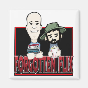 Forgotten Flix Square Magnet