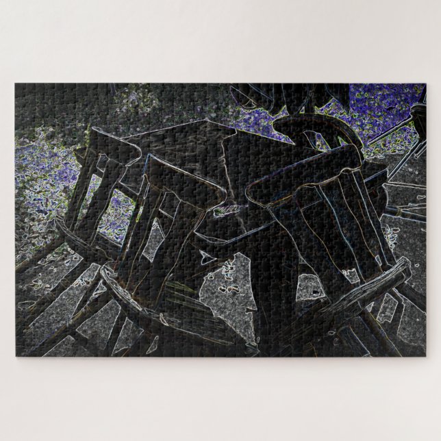Forgotten in the dark jigsaw puzzle (Horizontal)
