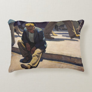 Forgotten Man by Maynard Dixon Decorative Cushion