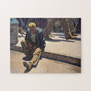Forgotten Man by Maynard Dixon Jigsaw Puzzle