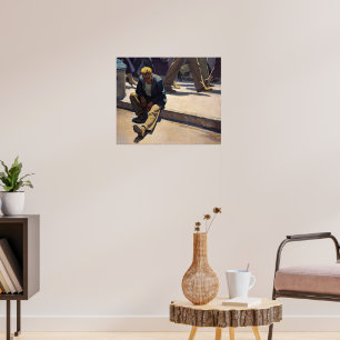 Forgotten Man by Maynard Dixon Poster