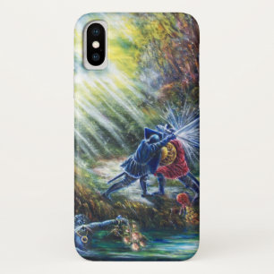 FORGOTTEN ROSE Fighting Knights,Money and Devil iPhone X Case