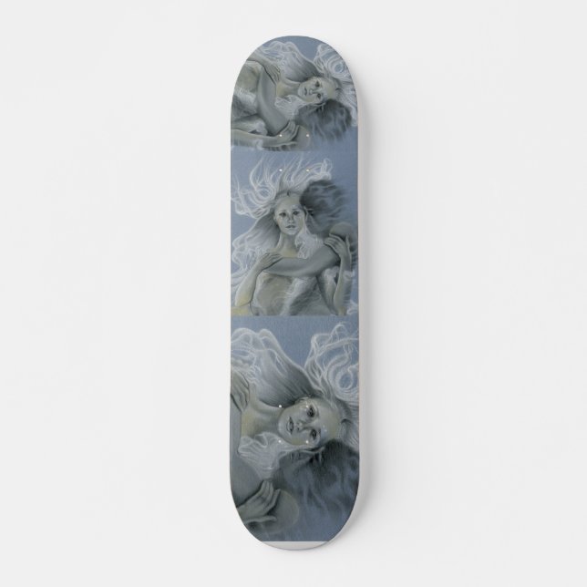 Forgotten Summer Mermaid Couple Skateboard (Front)