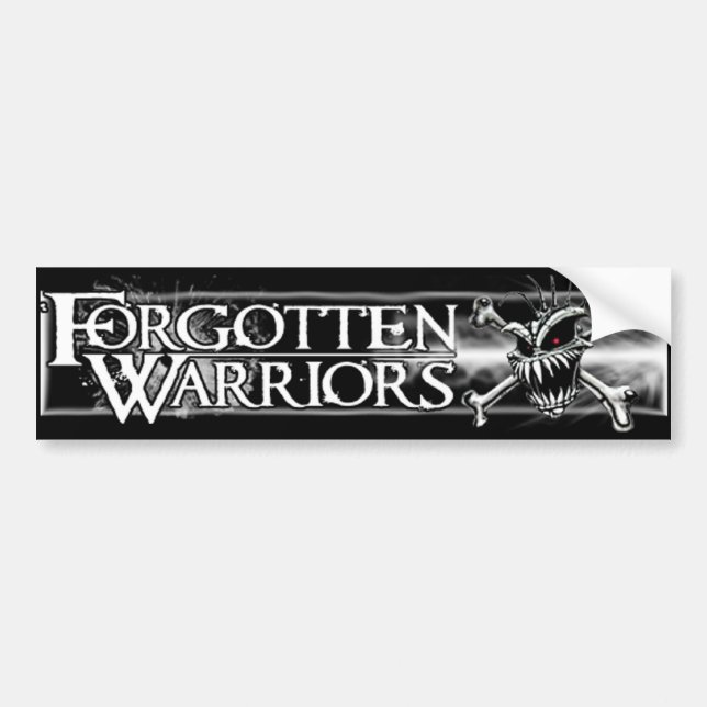 Forgotten Warriors Bumper Sticker (Front)
