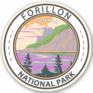 Forillon National Park Canada Travel Art Vintage