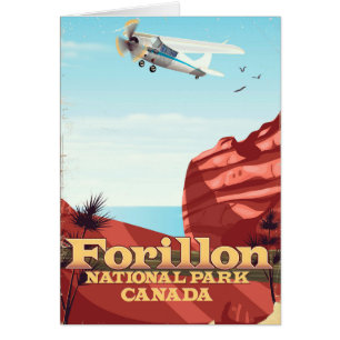 Forillon National Park, Canada travel poster