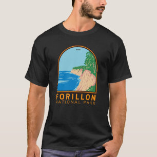 Forillon National Park Canada Vintage Art T-Shirt