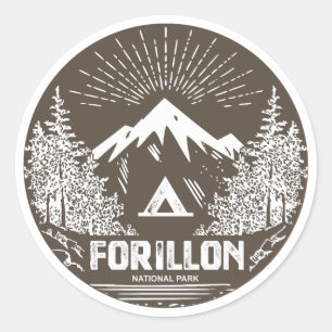 Forillon National Park Classic Round Sticker