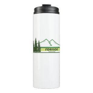 Forillon National Park Green Stripes Thermal Tumbler