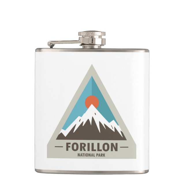 Forillon National Park Hip Flask (Front)