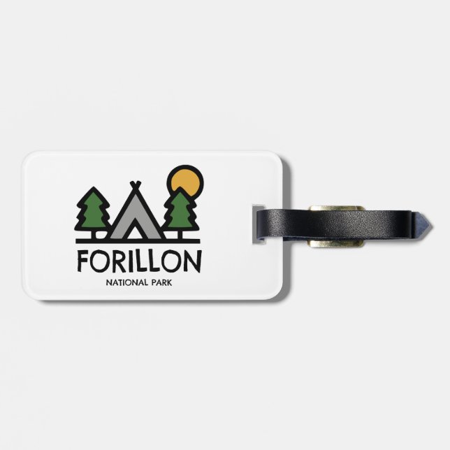 Forillon National Park Luggage Tag (Back Horizontal)