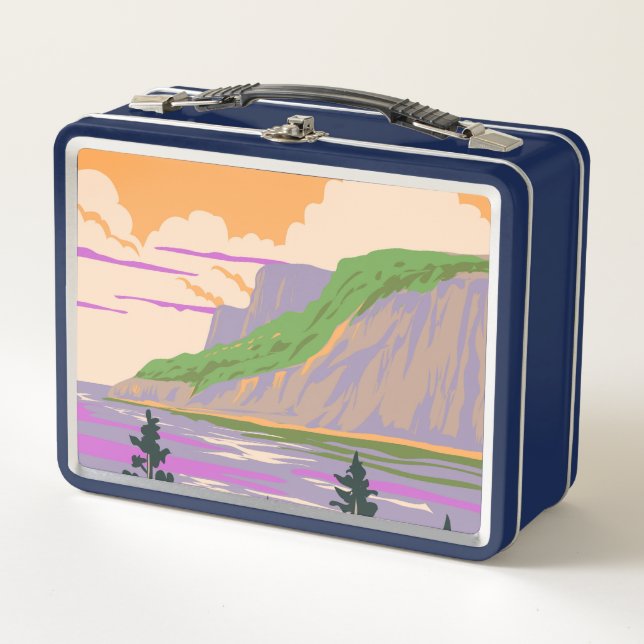 Forillon National Park Metal Lunch Box (Front)