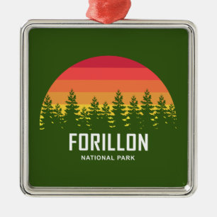 Forillon National Park Metal Tree Decoration