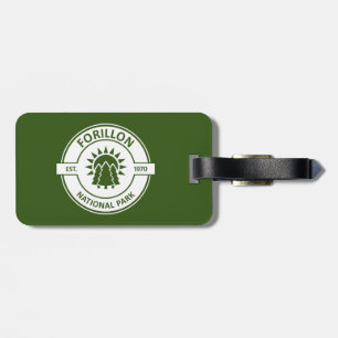 Forillon National Park Sun Trees Luggage Tag