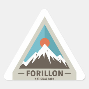Forillon National Park Triangle Sticker