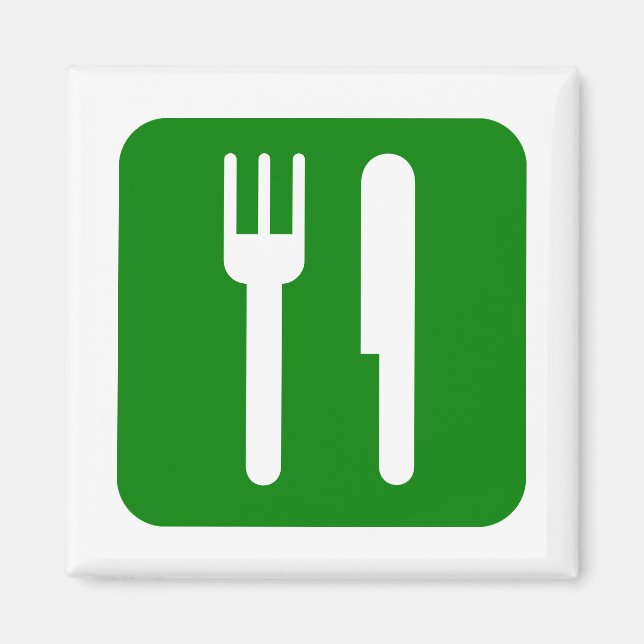 Fork and Knife Magnet (Front)