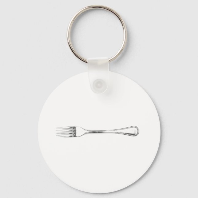 Fork Art Key Ring (Front)