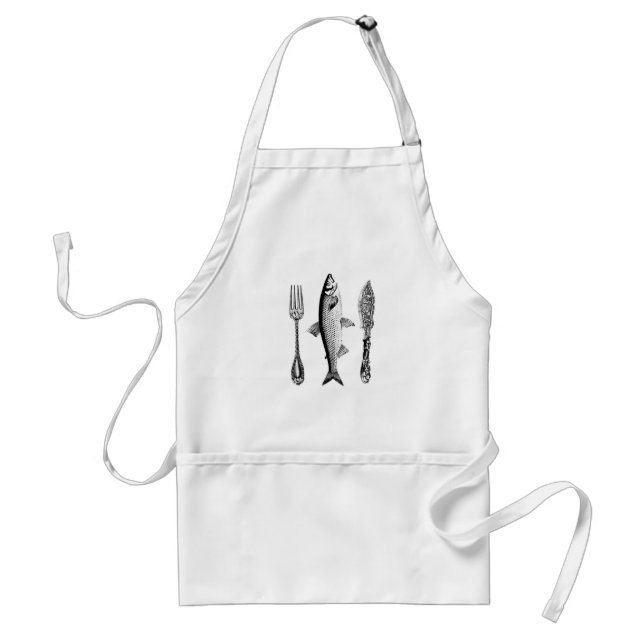 Fork , Fish and Knife Standard Apron (Front)