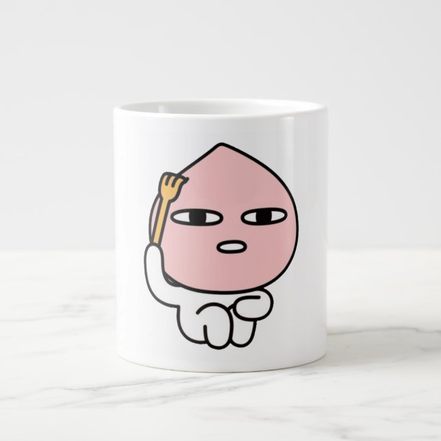 Fork head moment large coffee mug (Front)