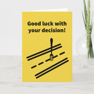 Fork In the Road - Encouragement Card