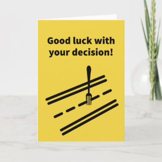 Fork In the Road - Encouragement Card