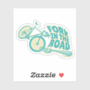 Fork in the road Funny bicycle