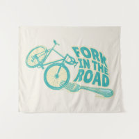 Fork in the road Funny bicycle
