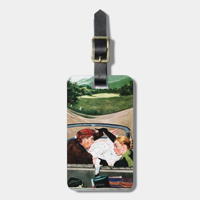 Fork in the Road Luggage Tag (Front Vertical)