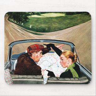 Fork in the Road Mouse Mat