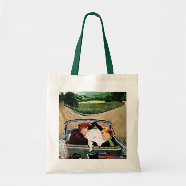 Fork in the Road Tote Bag (Front)