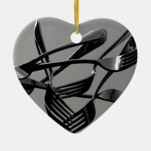 Fork Levitation Ceramic Tree Decoration