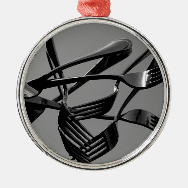 Fork Levitation Metal Tree Decoration (Front)