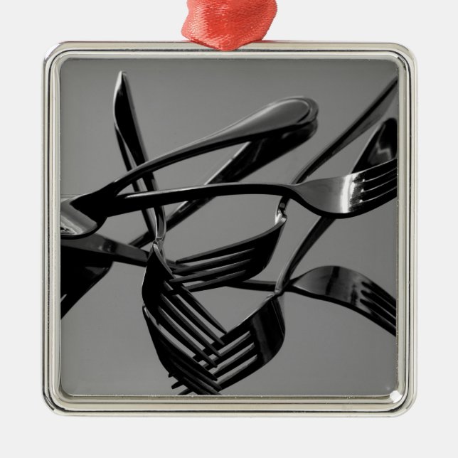 Fork Levitation Metal Tree Decoration (Front)