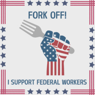 Fork Off Sticker