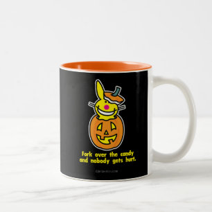 Fork Over The Candy Two-Tone Coffee Mug