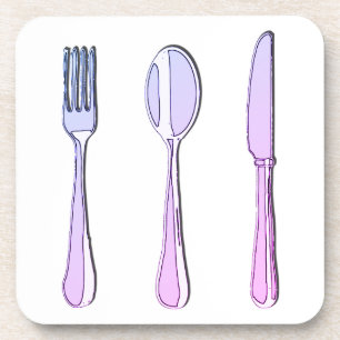 Fork, Spoon, and Knife Coaster