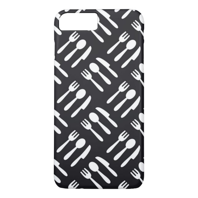 Fork spoon knife pattern Case-Mate iPhone case (Back)
