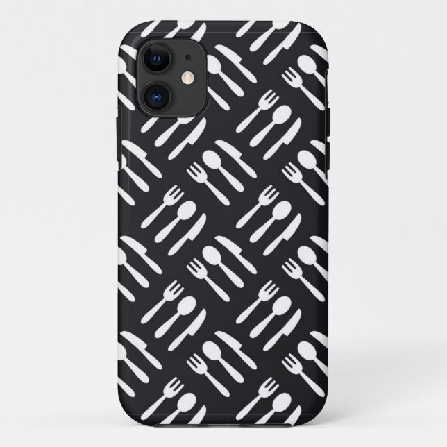 Fork spoon knife pattern Case-Mate iPhone case (Back)