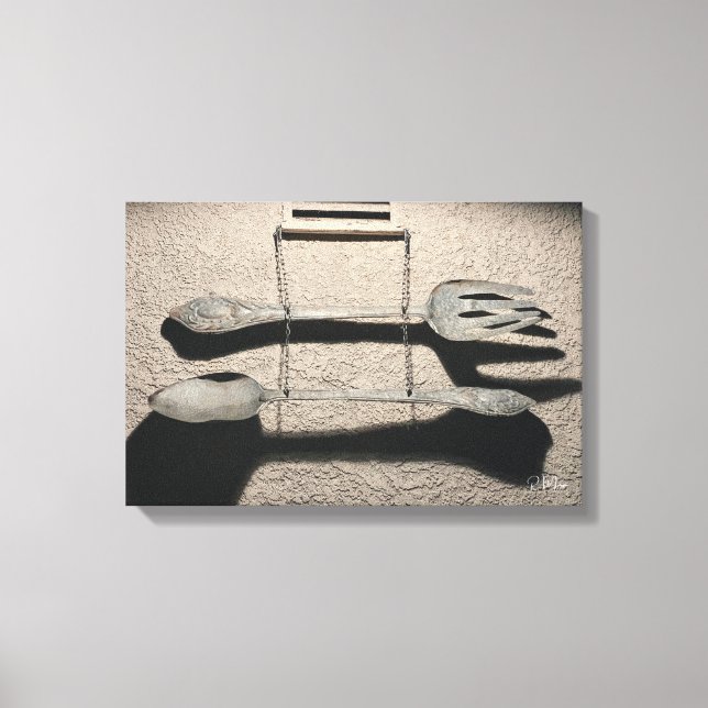 Fork & Spoon Wall Art (Front)