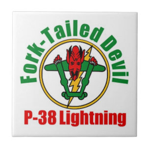 Fork-Tailed Devil P-38 Tile